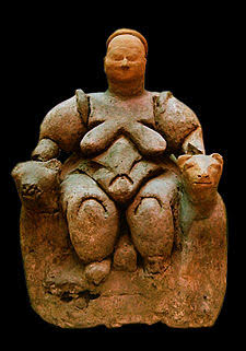 The Seated Mother Goddess of Catal Hüyük